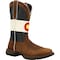 Durango Men's Western Boot, 7.5 M, Leather, 12 in H, Bark Brown DDB0346 - alternate 1